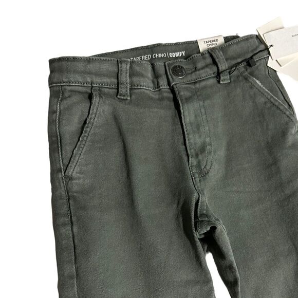 ZARA Kids | Khaki | TAPERED CHINO JEANS - Picture 2 of 6